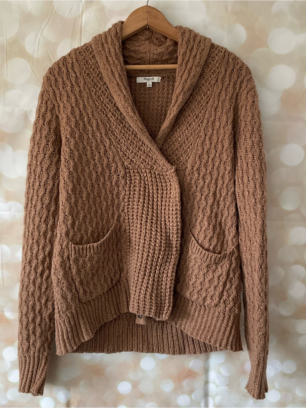 Madewell Brown Knit Cardigan